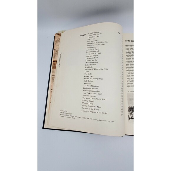 Veteran And Vintage Cars Hardback Book Peter Roberts Publish By Paul Hamlyn 1963 - Picture 7 of 12